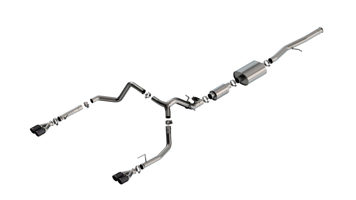 Borla Cat-Back(Tm) Exhaust System - S-Type (2025 GMC Sierra 1500, Chevrolet Silverado 1500) - 140994CFBA