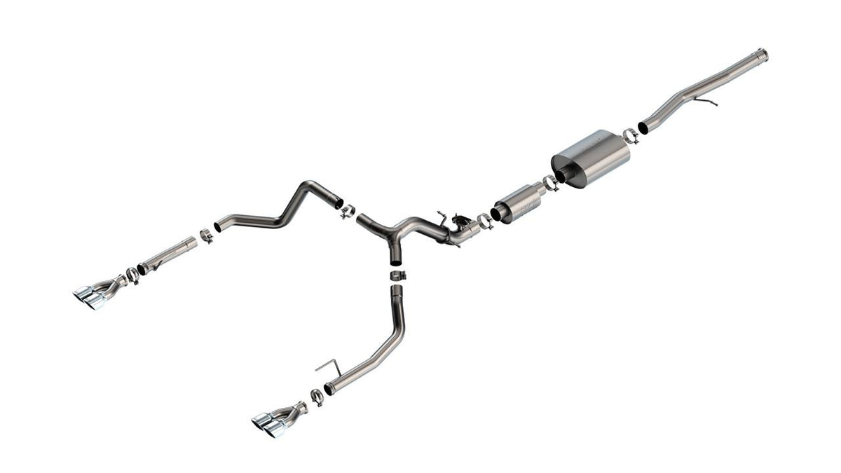 Borla Cat-Back(Tm) Exhaust System - S-Type (2024-2025 GMC Sierra 1500, Chevrolet Silverado 1500) - 140995