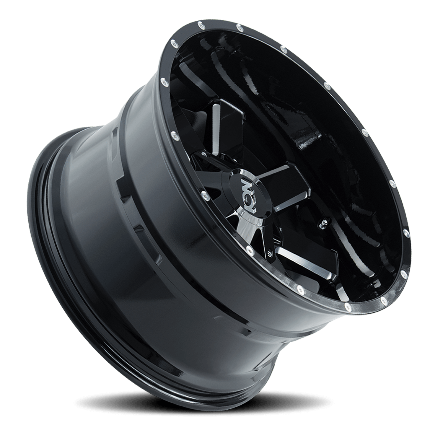 ION Wheels Type 141 17x9 / 8x165.1 BP / -12mm Offset / 130.8mm Hub Gloss Black Milled Wheel - 141-7976M