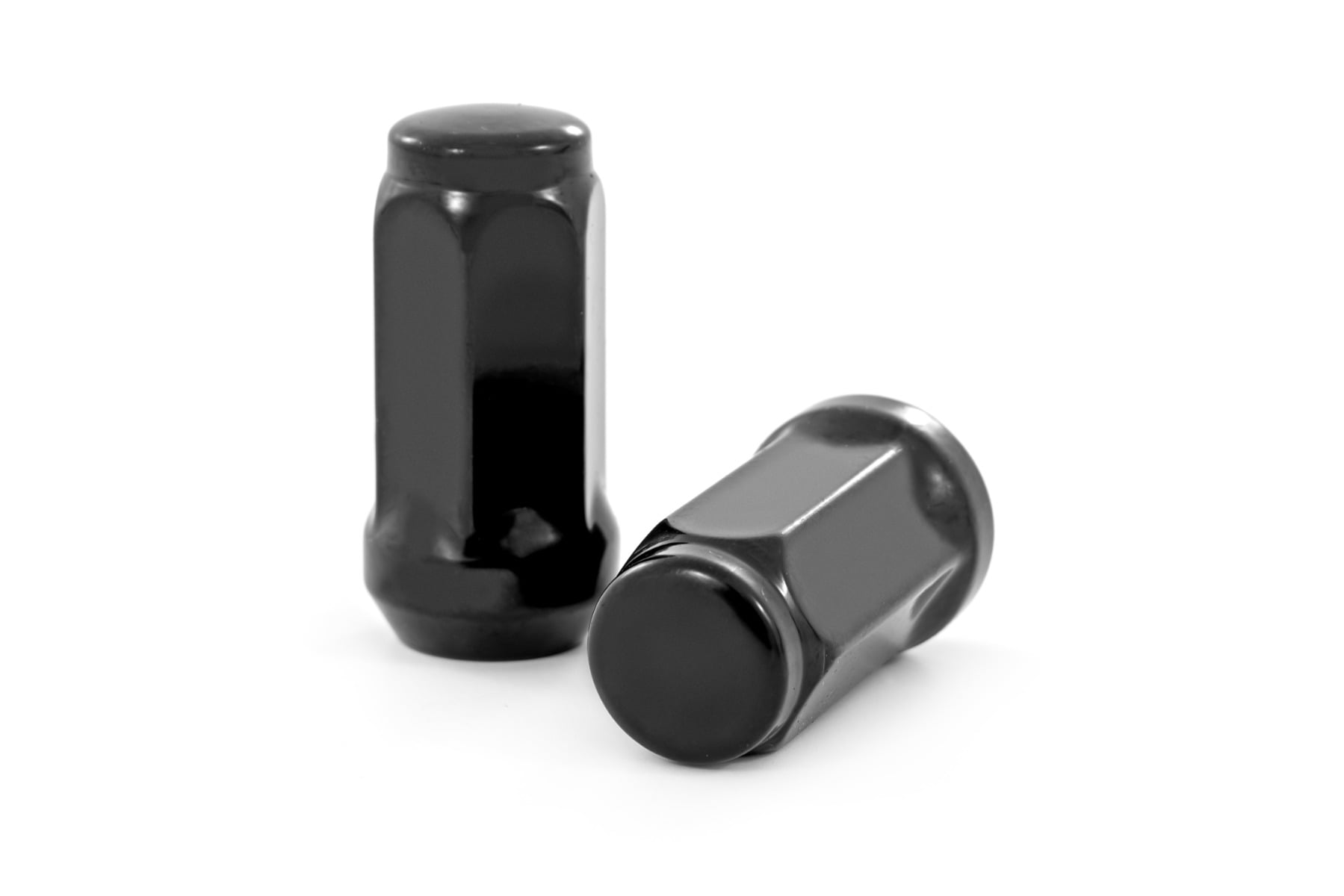 Rough Country M14 x 1.5 Lug Nut Set of 24 Black Standard - 141524CBLK