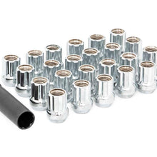 Rough Country M14X1.5 Wheel Installation Kit w/ Lug Nuts and Socket Key, Chrome Open End, 24-Count - 141524CHOE
