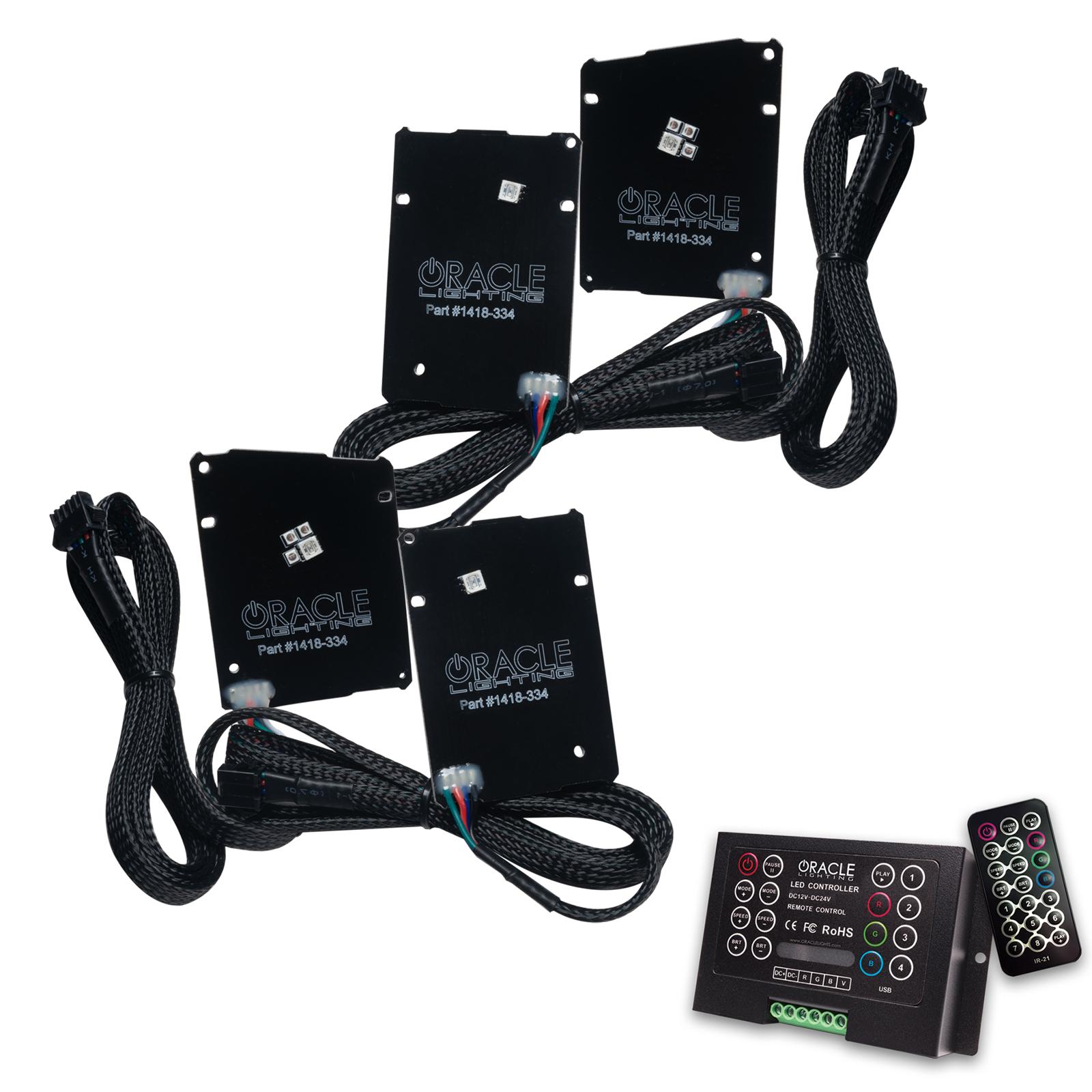 Oracle Lighting 2019-2021 Chevrolet Camaro Ls/Lt Colorshift Rgb+A Headlight Drl Upgrade Kit (2019-2021 Camaro) - 1418-333
