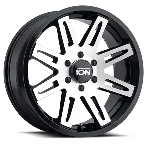 ION Wheels Type 142 20x9 / 8x165.1 BP / 0mm Offset / 130.8mm Hub Black/Machined Wheel - 142-2981B