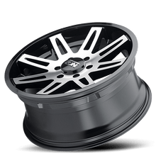 ION Wheels Type 142 20x9 / 8x165.1 BP / 0mm Offset / 130.8mm Hub Black/Machined Wheel - 142-2981B