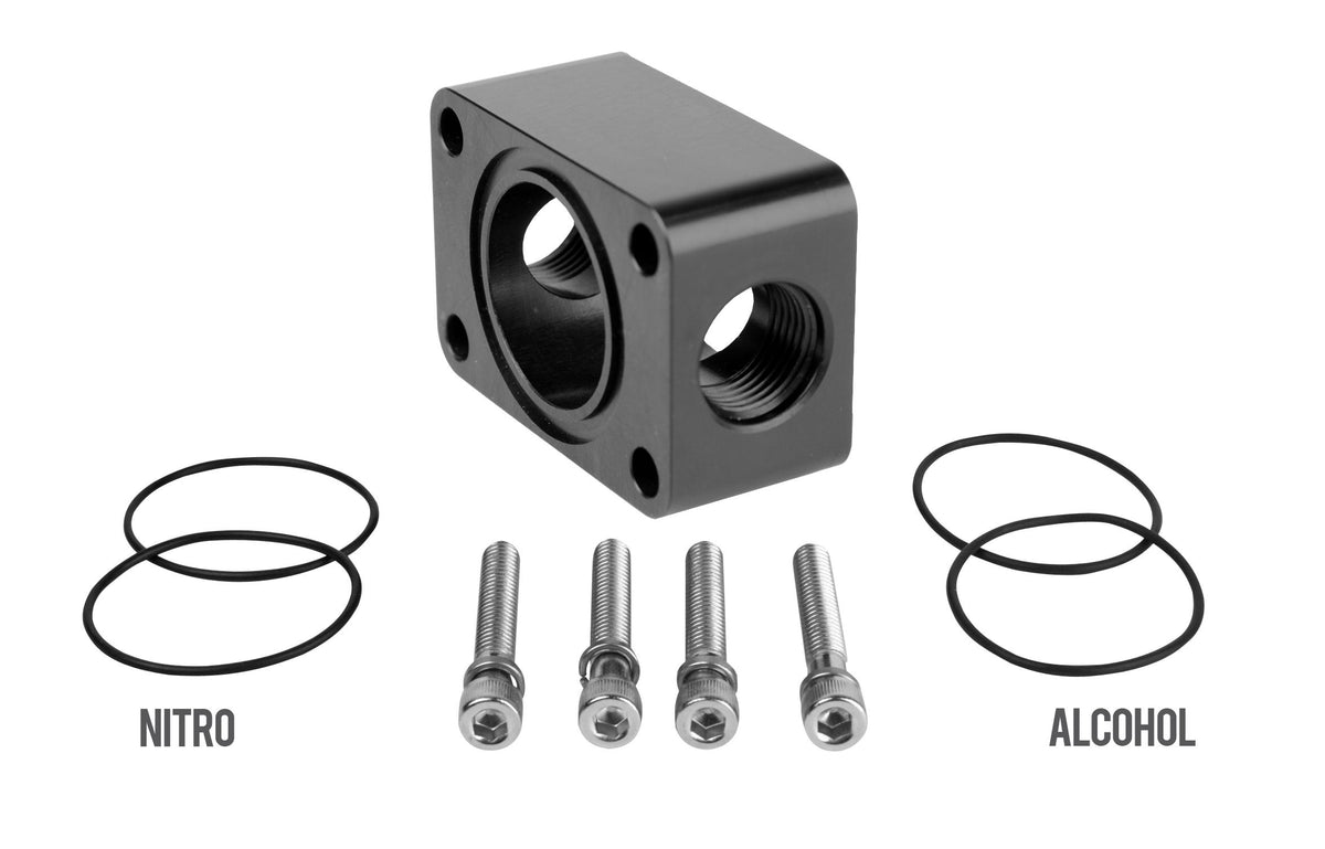 Aeromotive Distribution Block, Spur Gear Pump, 2X An-08 - 11739
