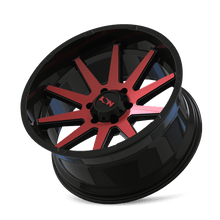 ION Wheels Type 143 20x10 / 5x139.7 BP / -19mm Offset / 108mm Hub Gloss Black/Red Machined Wheel - 143-2185BTR