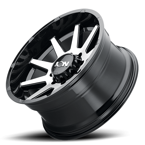 ION Wheels Type 143 20x9 / 8x170 BP / 18mm Offset / 125.2mm Hub Black/Machined Wheel - 143-2970BM18