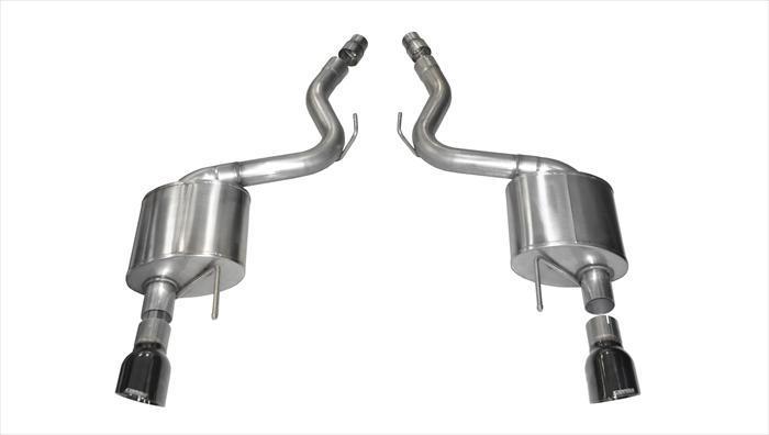 Corsa Performance 14326BLK 3" Sport Axle Back with 4.5" Black Tips (2015-2017 5.0L Mustang GT)