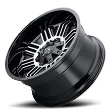 ION Wheels Type 144 20x9 / 5x127 BP / 18mm Offset / 87.1mm Hub Black/Machined Wheel - 144-2952B18