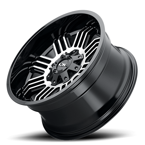 ION Wheels Type 144 20x9 / 5x127 BP / 18mm Offset / 87.1mm Hub Black/Machined Wheel - 144-2952B18