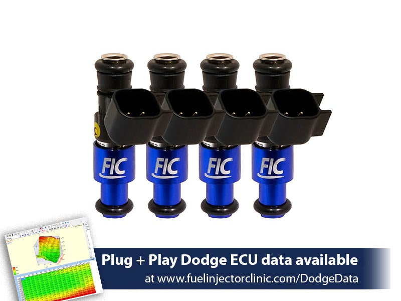 Fuel Injector Clinic IS151-1440H 1440cc Dodge SRT-4 Injector Set