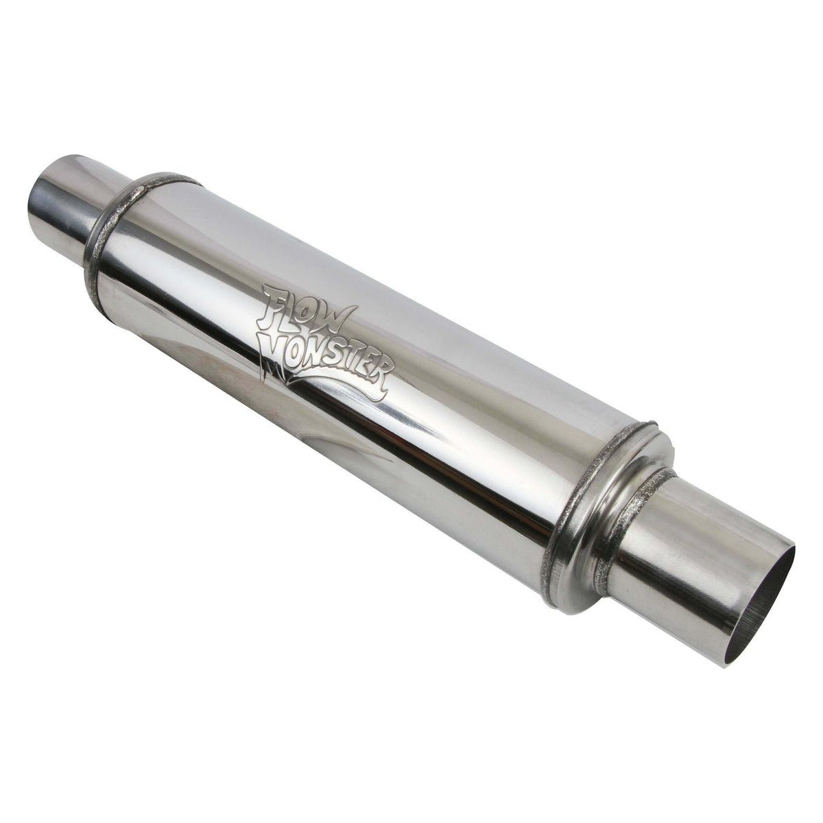 Flowmonster 409SS ROUND CASE ABSORPTION MUFFLER - 14416-FM