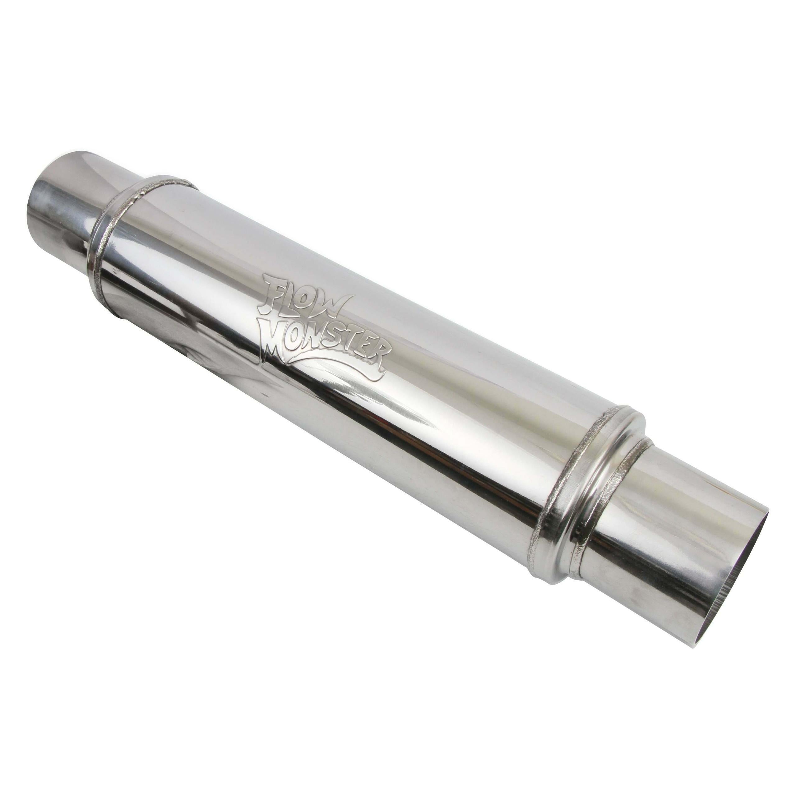Flowmonster 409SS ROUND CASE ABSORPTION MUFFLER - 14419-FM