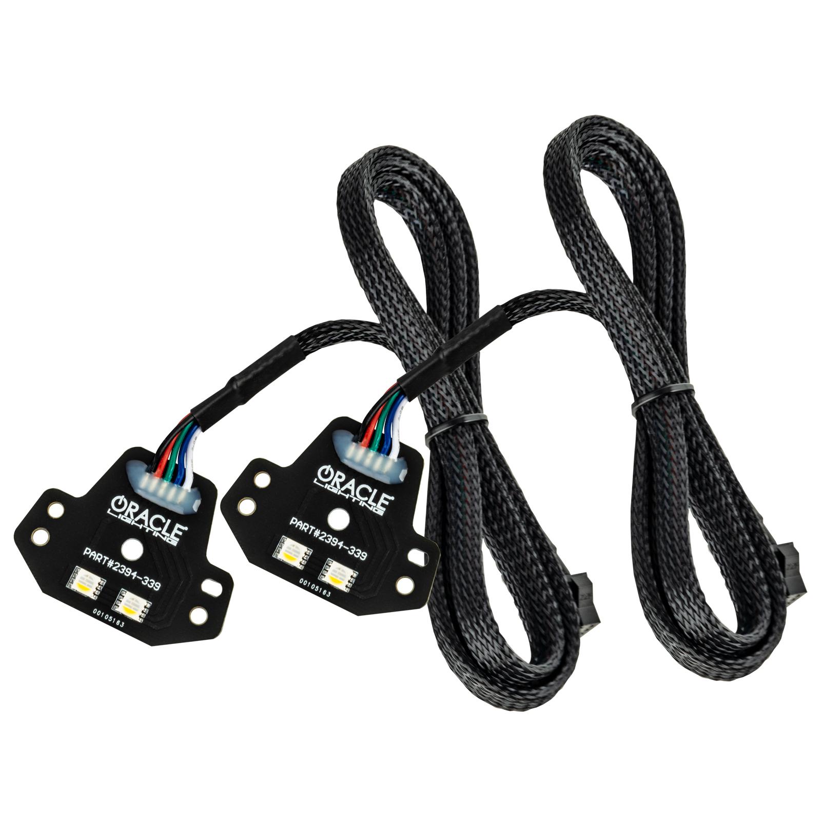Oracle Lighting Colorshift Rgb+W Headlight Conversion Kit (2015-2021 Charger) - 1443-330