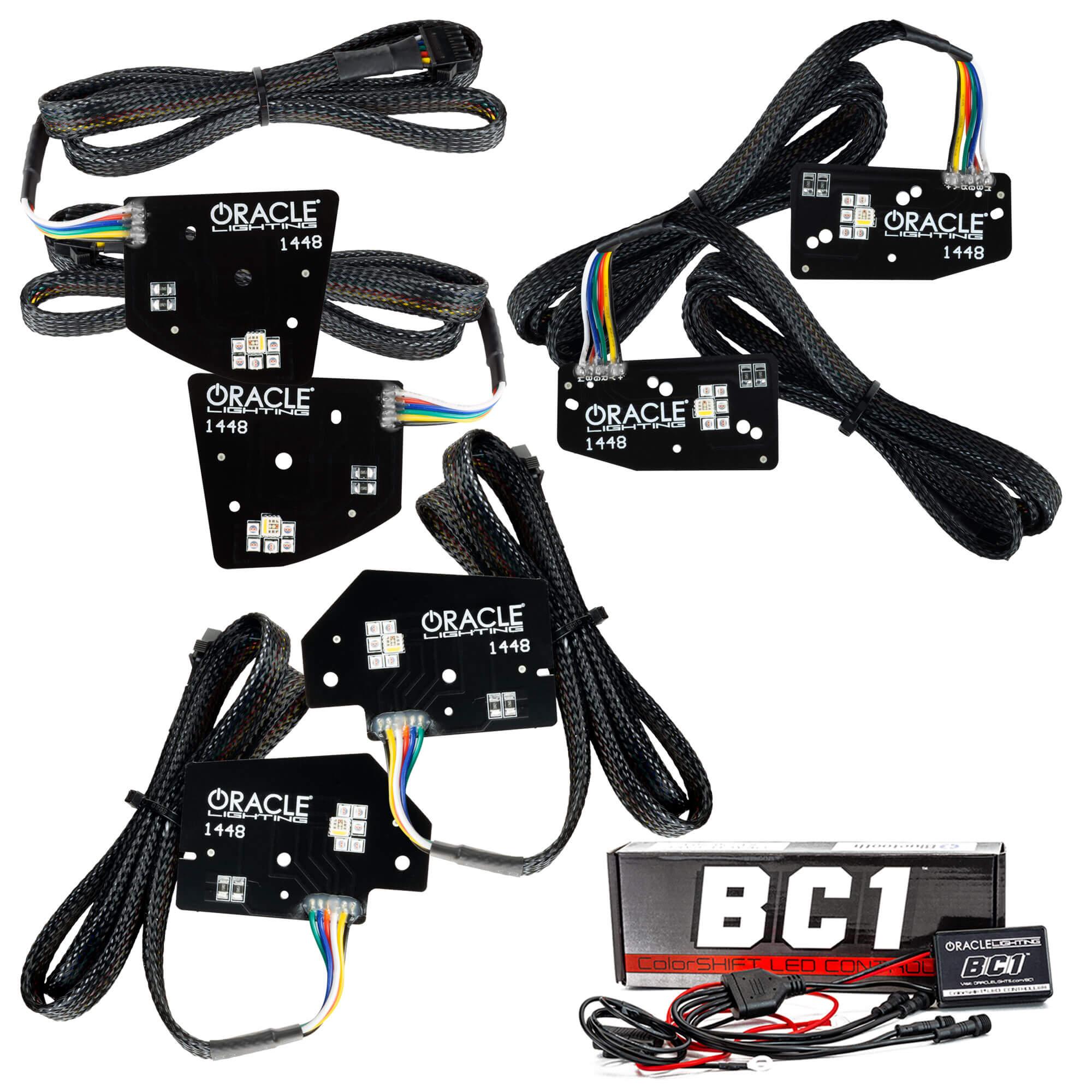 Oracle Lighting 2019-2021 Ram 1500 Colorshift Rgbw+A Led Projector Headlight Drl Upgrade Kit (2019-2021 1500) - 1448-335