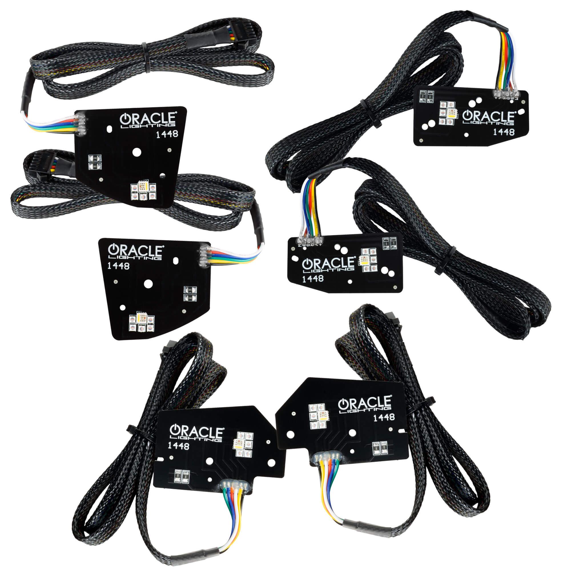 Oracle Lighting 2019-2021 Ram 1500 Colorshift Rgbw+A Led Projector Headlight Drl Upgrade Kit (2019-2021 1500) - 1448-339