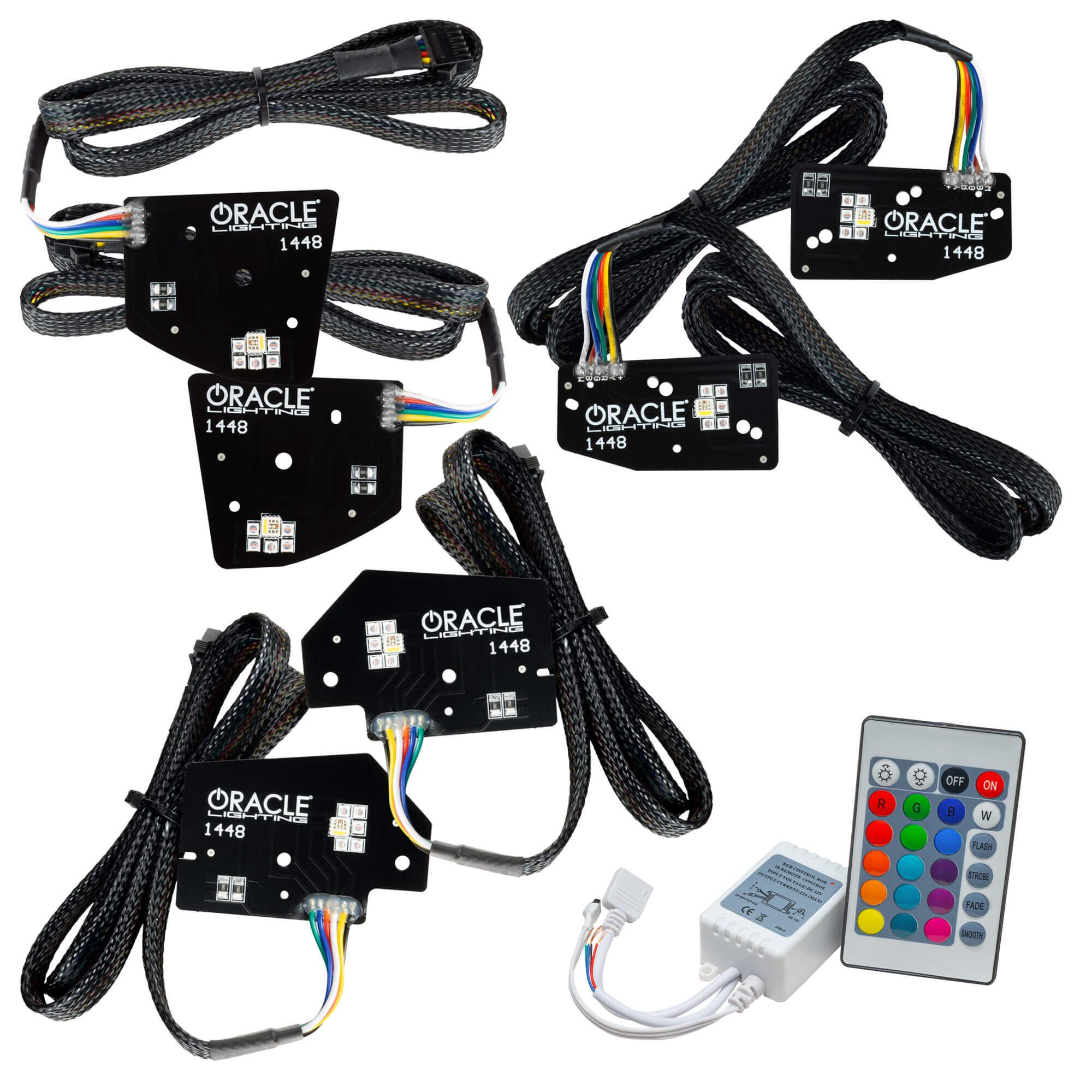 Oracle Lighting 2019-2021 Ram 1500 Colorshift Rgbw+A Led Projector Headlight Drl Upgrade Kit (2019-2021 1500) - 1448-504