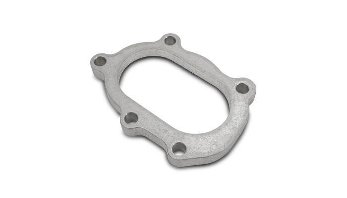 Vibrant Performance 5 Bolt With Divorced Ports Turbo Discharge Flange For Gt25R/Gt28R (Oval) - 1448