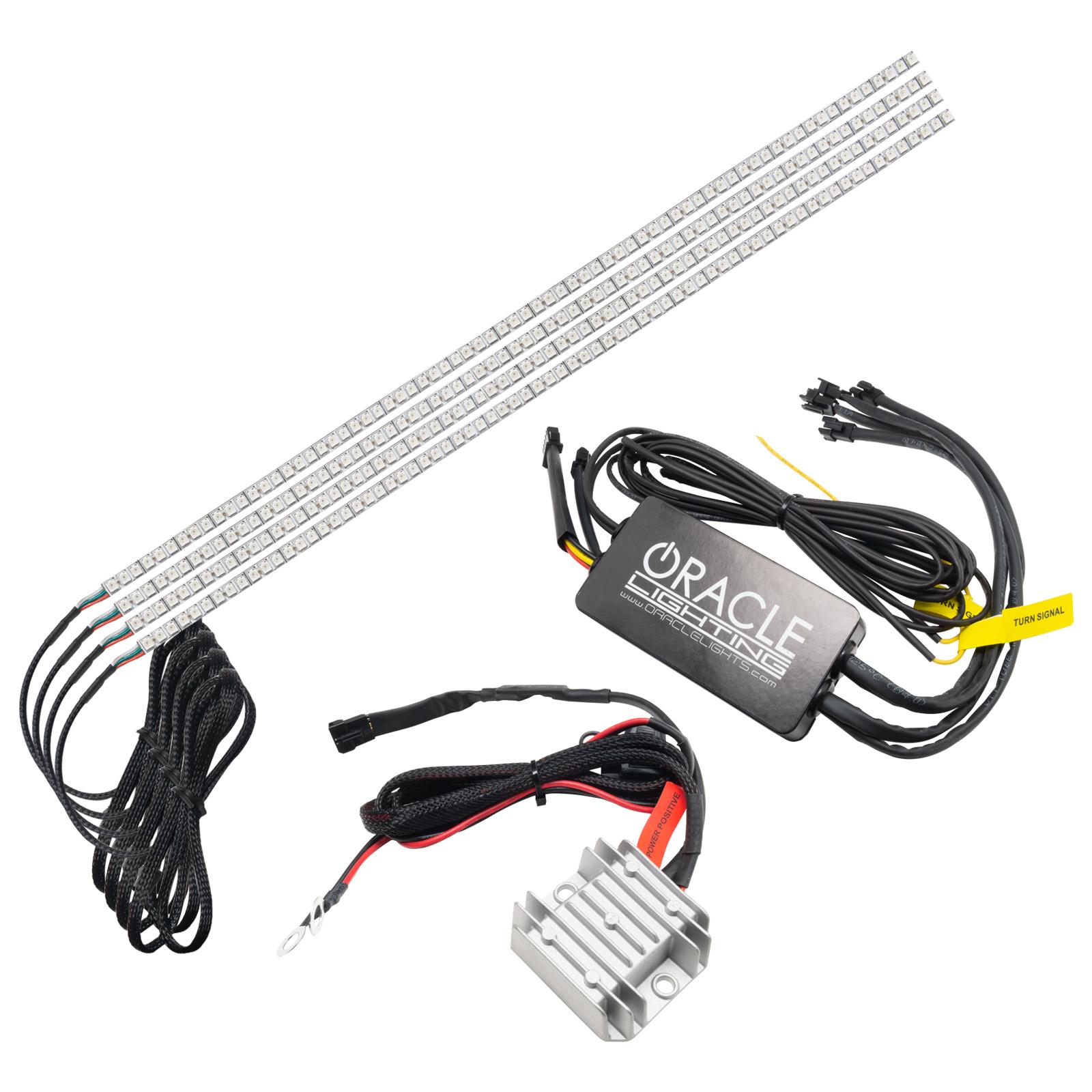 Oracle Lighting ORACLE Lighting Dynamic ColorSHIFT Headlight DRL Kit w/Switchback Turn Signals - 1449-332