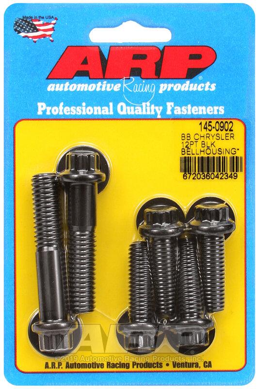 ARP BB CHRYSLER 12PT BLK BELLHOUSI - 145-0902