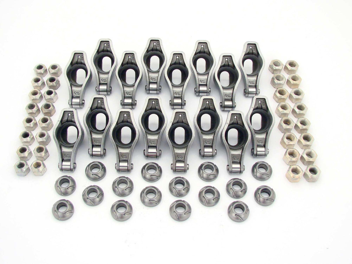 Comp Cams Magnum Roller 1.52 Ratio Rocker Arm Set for Pontiac 265-455 w/ 7/16" Stud - 1451-16