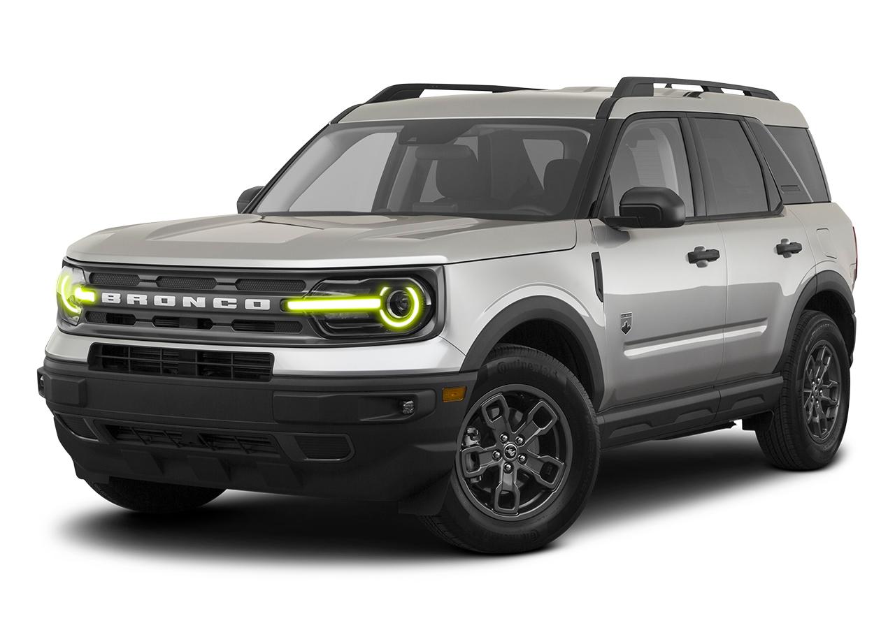 Oracle Lighting 2021 Ford Bronco Sport Colorshift Rgb+W Drl + Halo Upgrade - 1454-504
