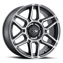 ION Wheels Type 146 17x9 / 8x170 BP / 0mm Offset / 125.2mm Hub Matte Black W/Machined Dart Tint Wheel - 146-7970TM