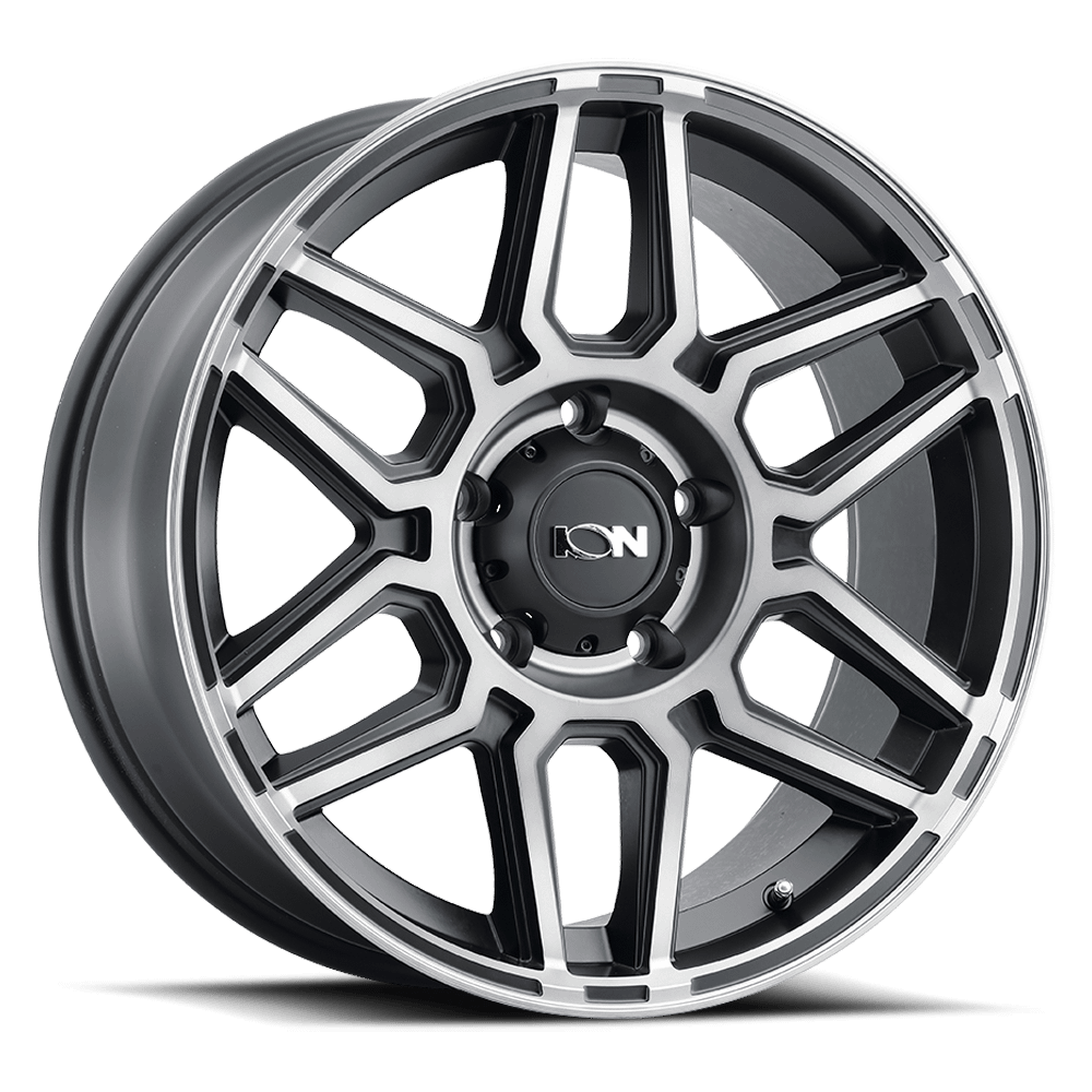 ION Wheels Type 146 17x9 / 8x170 BP / 0mm Offset / 125.2mm Hub Matte Black W/Machined Dart Tint Wheel - 146-7970TM