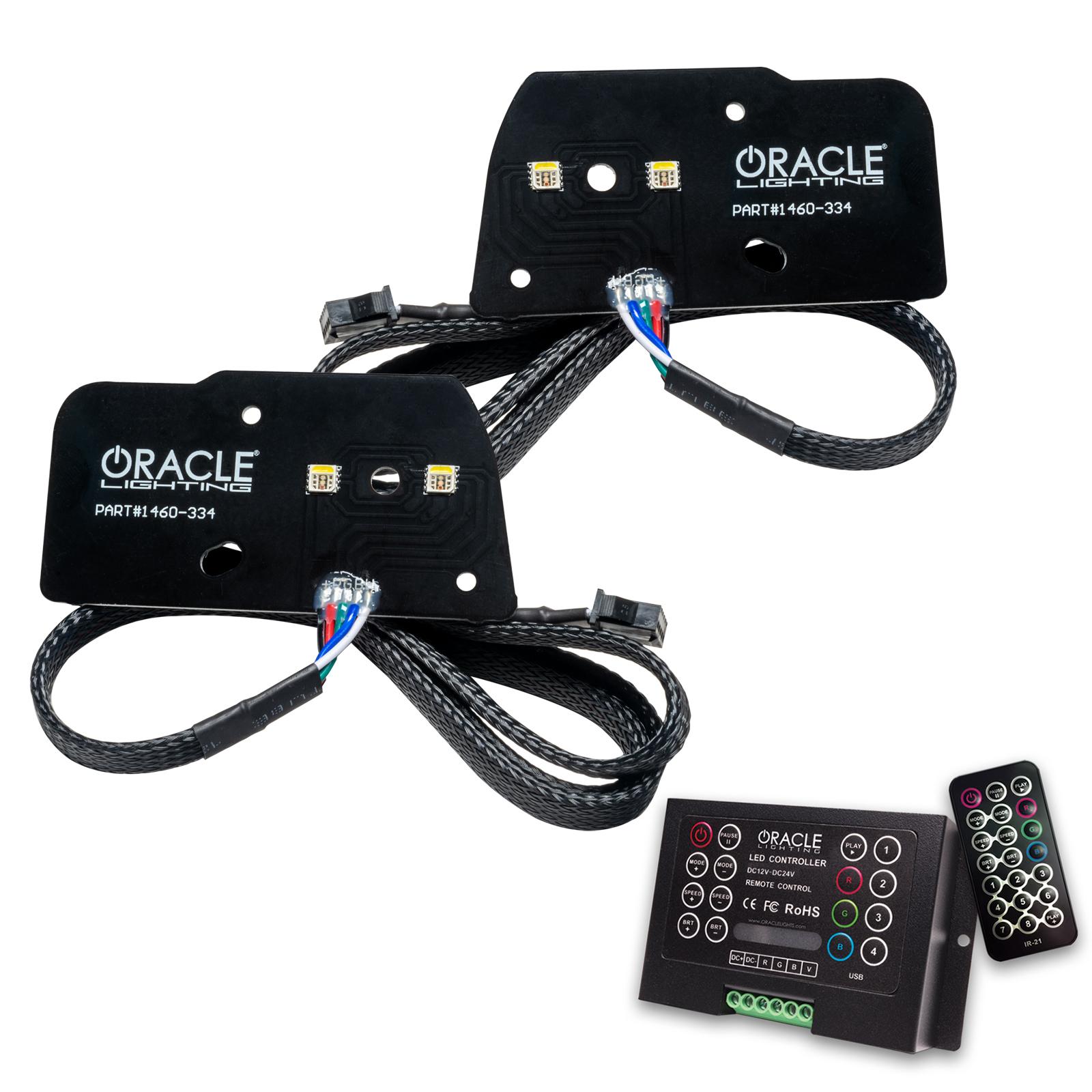 Oracle Lighting 2021-2022 Ford F-150 Colorshift Rgb+W Headlight Drl Upgrade Kit (2021-2022 F-150) - 1460-333