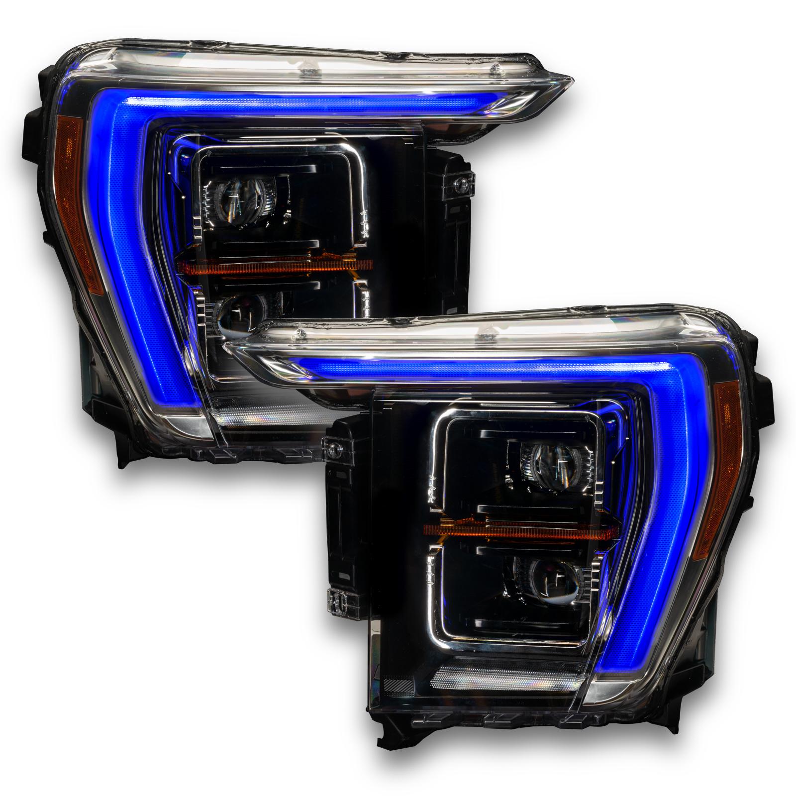 Oracle Lighting 2021-2022 Ford F-150 Colorshift Rgb+W Headlight Drl Upgrade Kit (2021-2022 F-150) - 1460-334