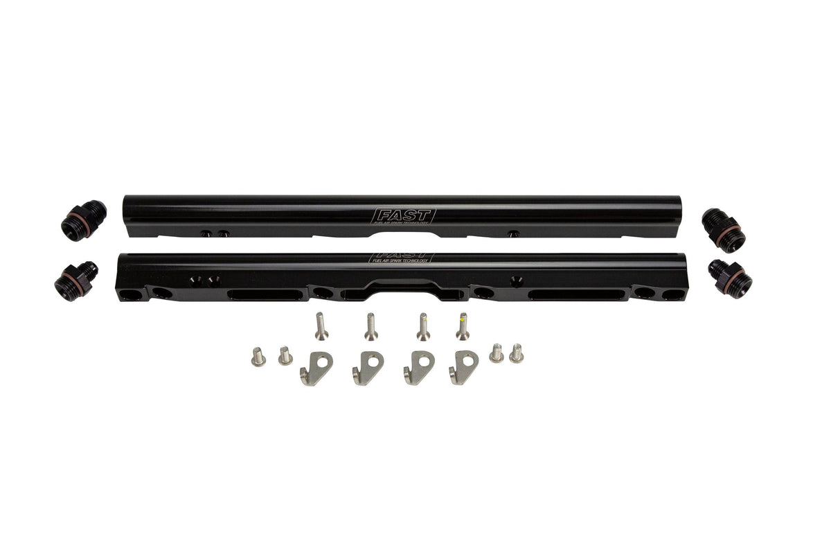 FAST Black Billet Fuel Rail Kit For Lsxrt 102mm Intake Manifolds - 146028B-KIT