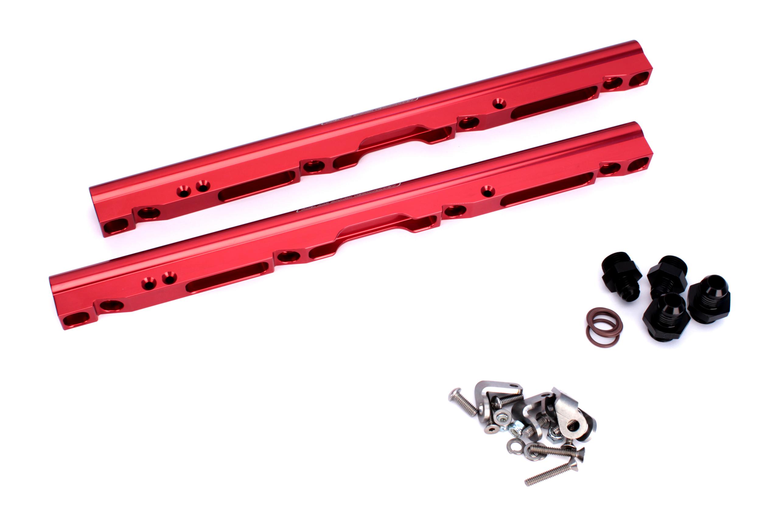 FAST Red Billet Fuel Rail Kit For Ls1 And Ls6 Lsxr 102mm Intake Manifolds - 146032-KIT