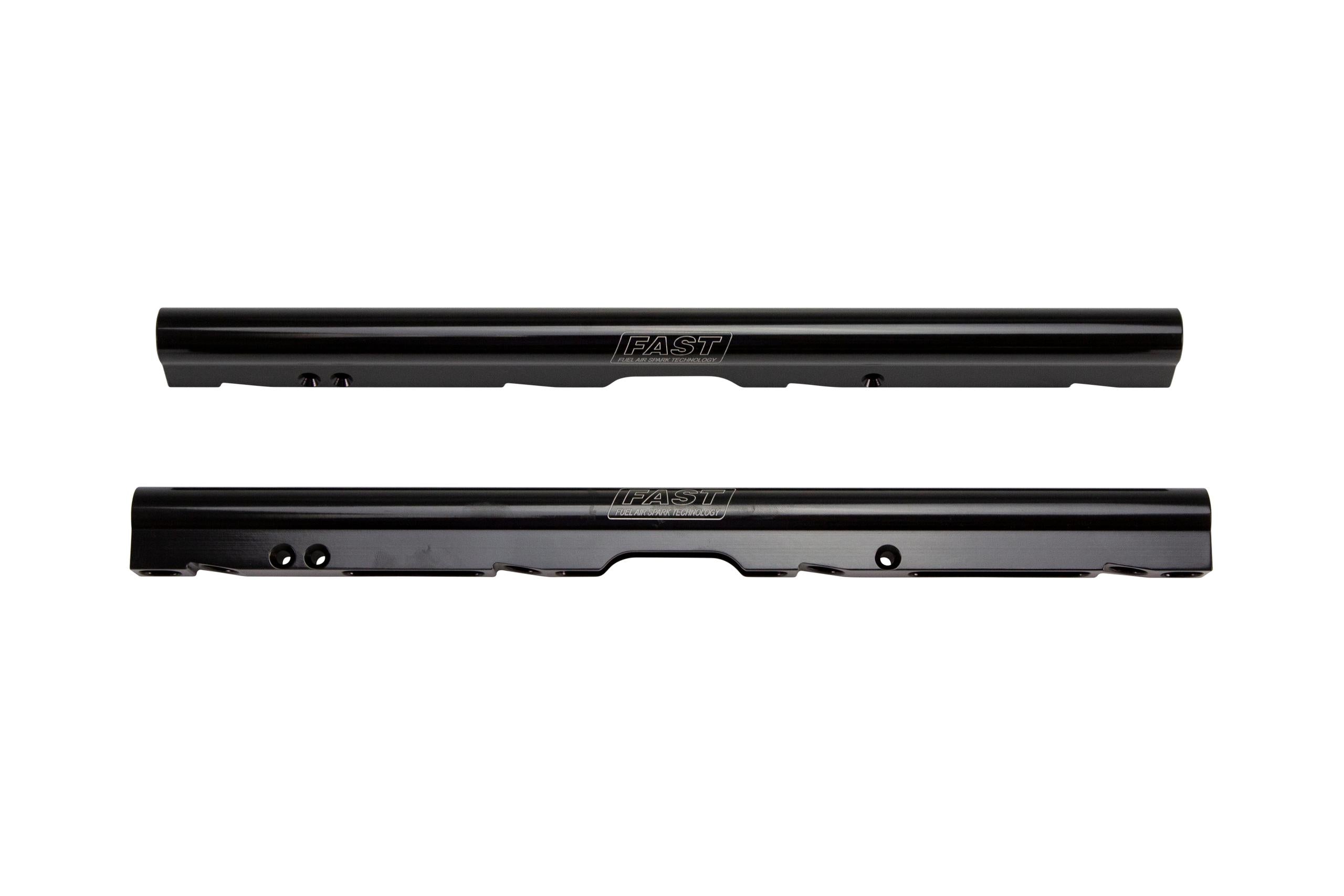 FAST Black Billet Fuel Rail Kit For Lsx 92mm And Gm Ls1/Ls6 Intake Manifolds - 146035B-KIT