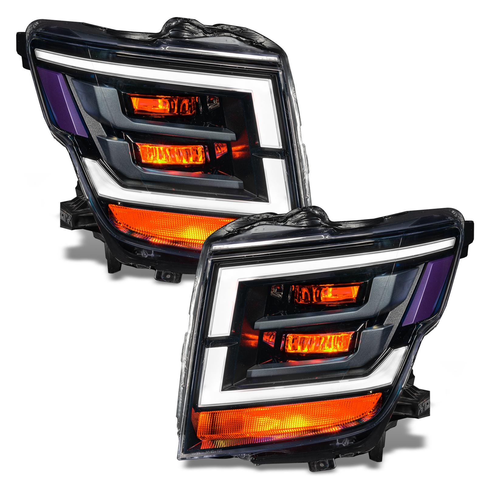 Oracle Lighting 2021-2022 Nissan Titan Colorshift Demon Eye Rgb Headlight Upgrade Kit (2021-2021 Titan) - 1464-334
