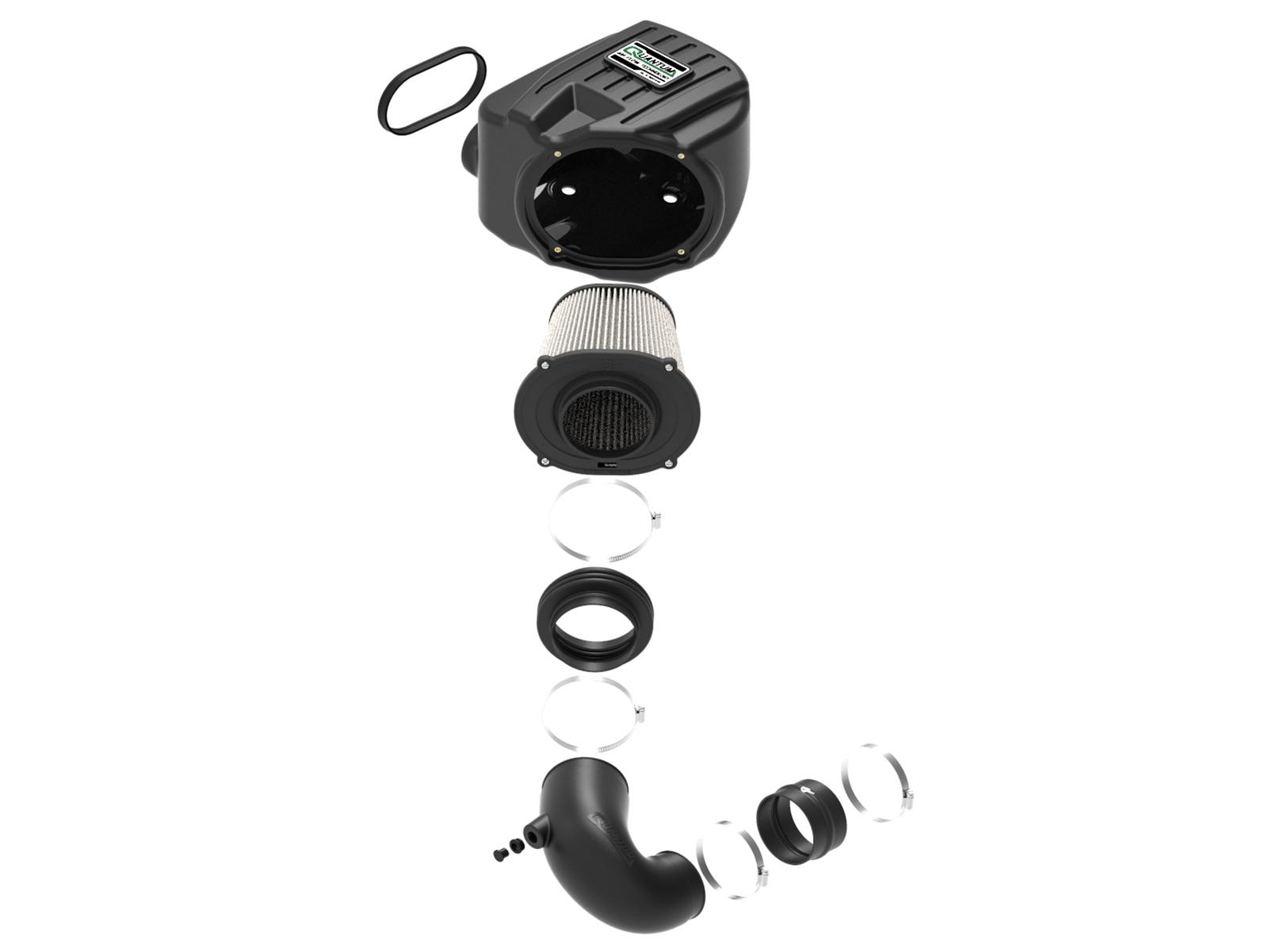 AFE QUANTUM Cold Air Intake System w/ Pro DRY S Media (1994-2002 Ram 2500, Ram 3500) - 53-10001D