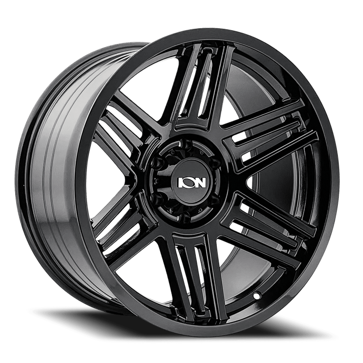 ION Wheels Cast Aluminum Wheels 147 GB 17x9 Gloss Black 6 On 135 Bolt Pattern 0 Offset - 147-7936GB0