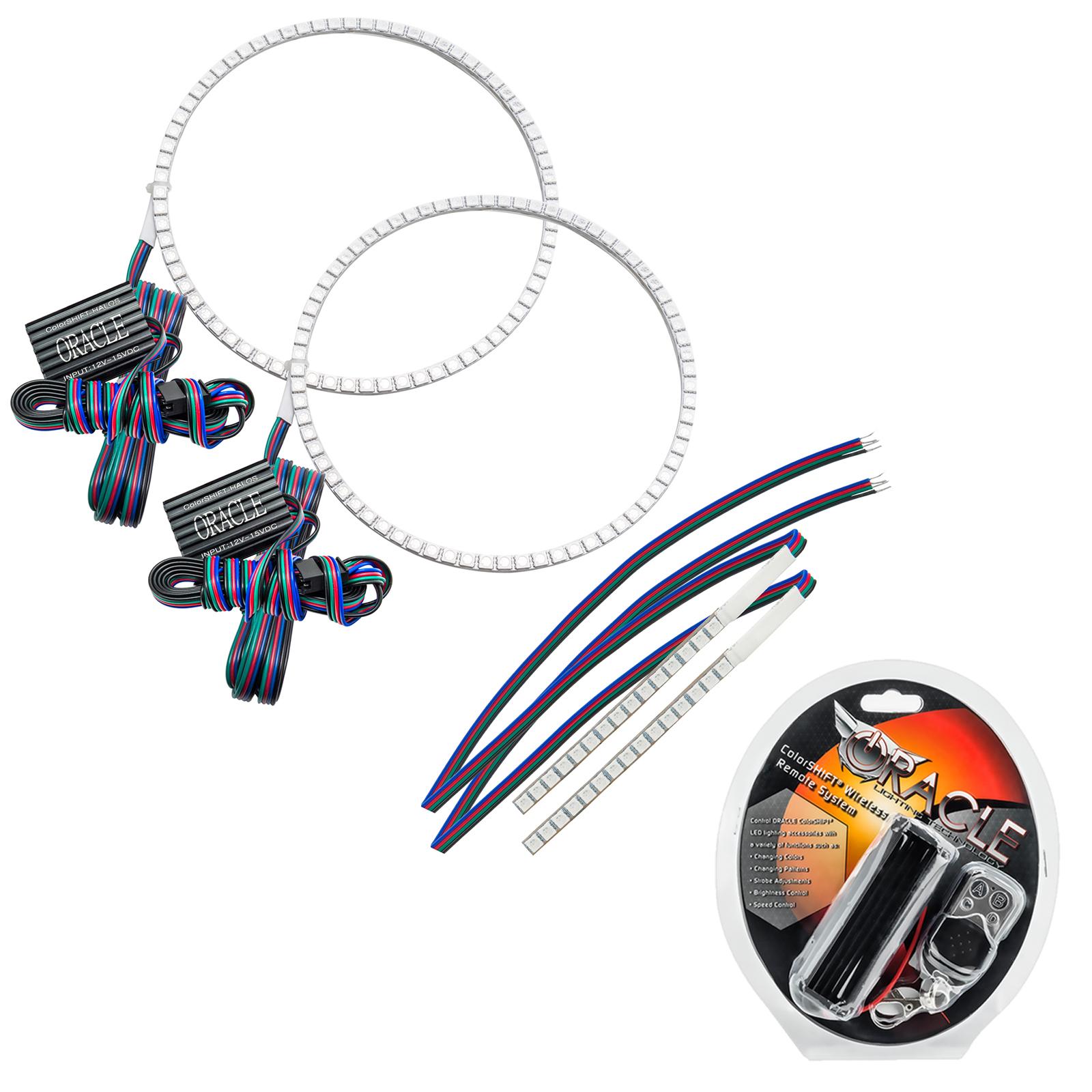 Oracle Lighting ORACLE Lighting ColorSHIFT Headlight Halo Kit w/DRL Bar - Base Headlights (2021-2025 Bronco) - 1471-330