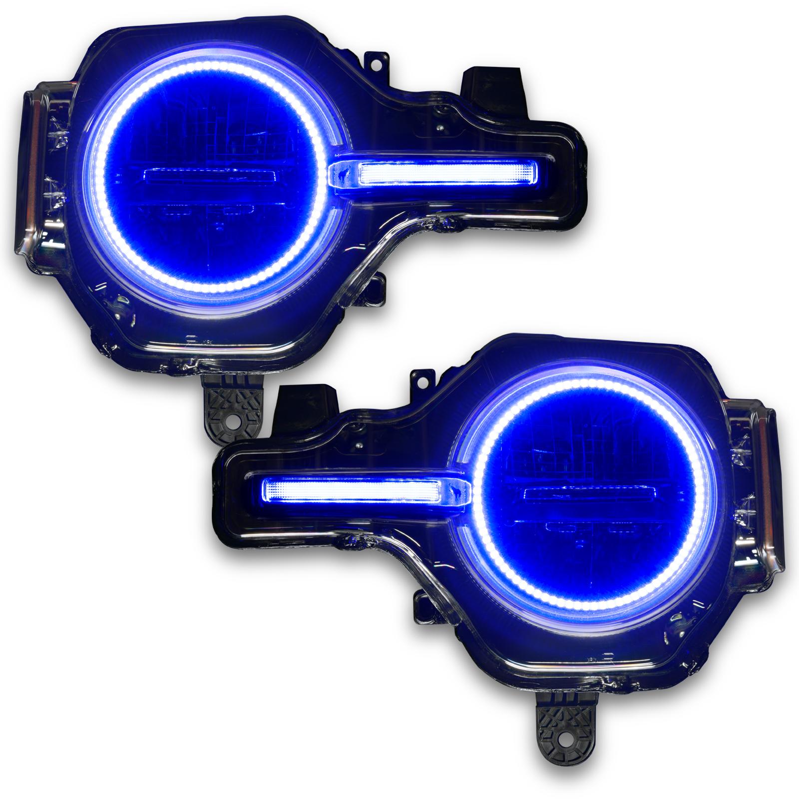 Oracle Lighting ORACLE Lighting ColorSHIFT Headlight Halo Kit w/DRL Bar - Base Headlights (2021-2025 Bronco) - 1471-333