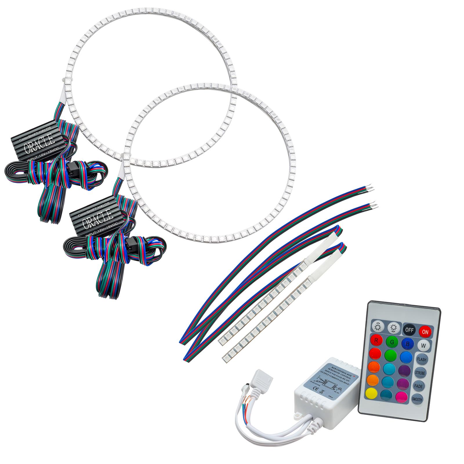 Oracle Lighting ORACLE Lighting ColorSHIFT Headlight Halo Kit w/DRL Bar - Base Headlights (2021-2025 Bronco) - 1471-504