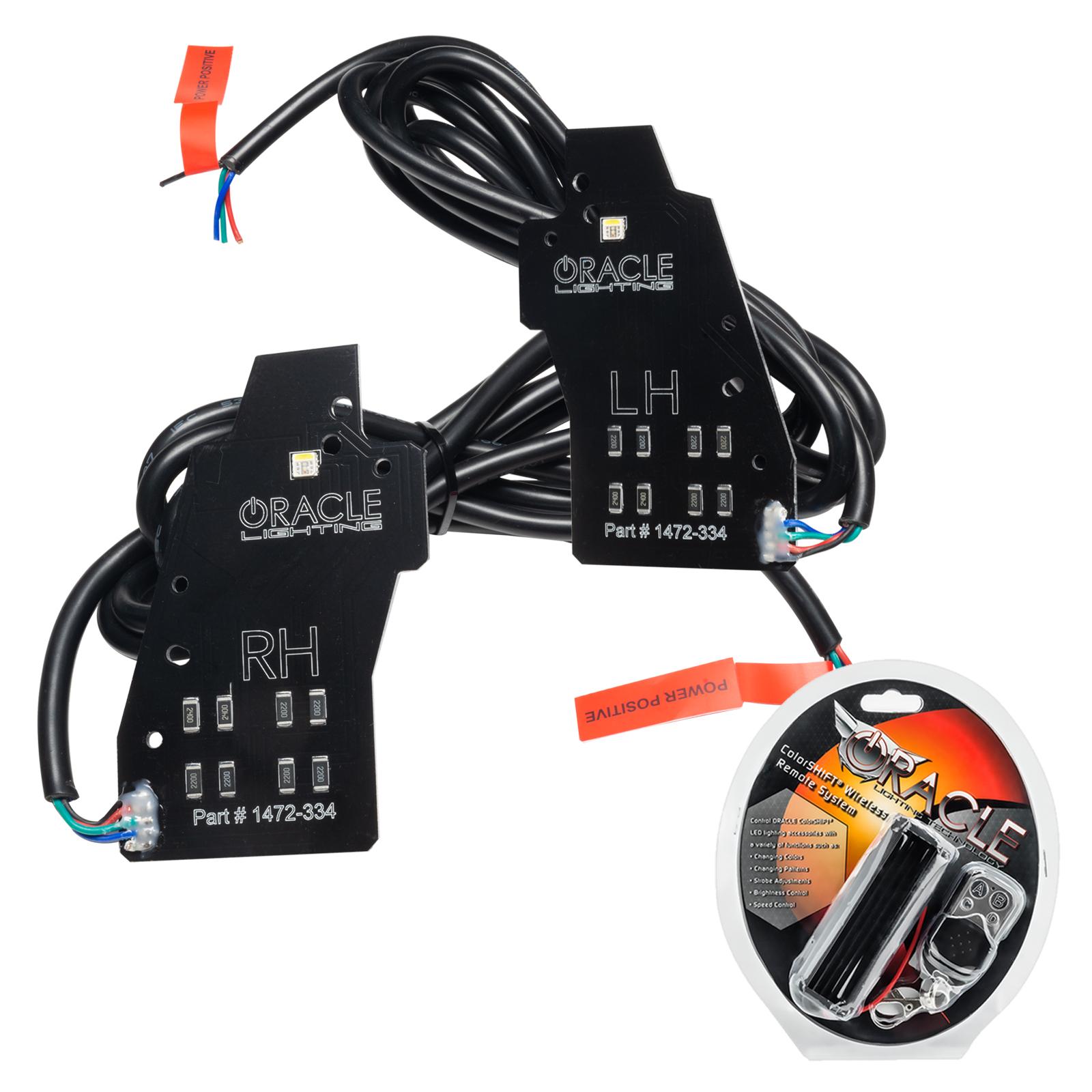 Oracle Lighting 2020-2022 Ford Explorer Colorshift Rgb Headlight Drl Upgrade Kit - 1472-330
