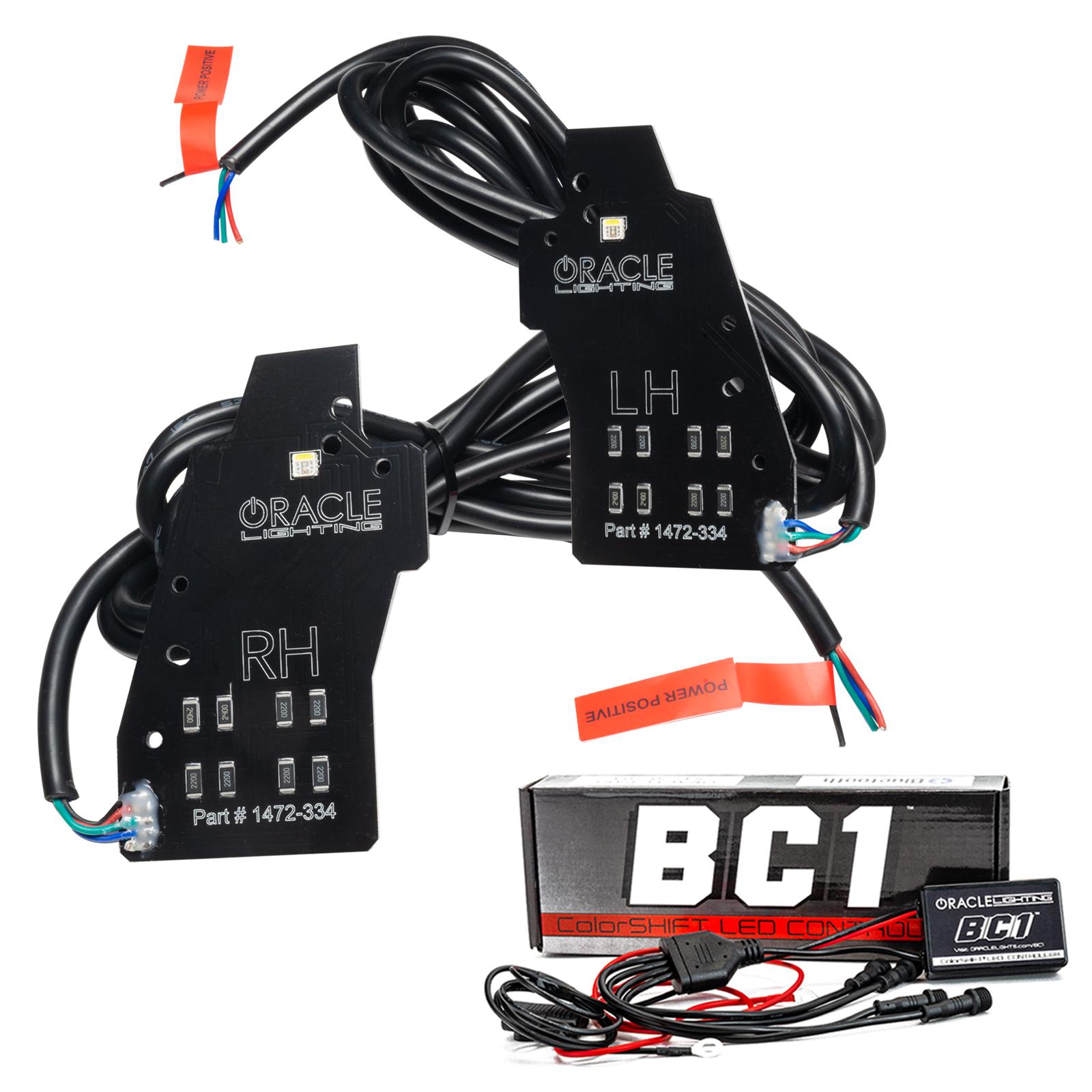 Oracle Lighting 2020-2022 Ford Explorer Colorshift Rgb Headlight Drl Upgrade Kit - 1472-335
