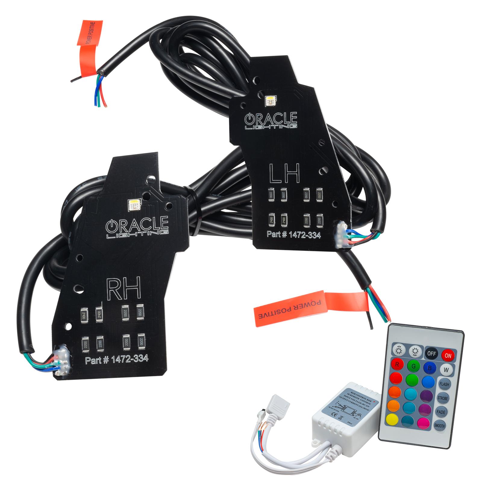 Oracle Lighting 2020-2022 Ford Explorer Colorshift Rgb Headlight Drl Upgrade Kit - 1472-504