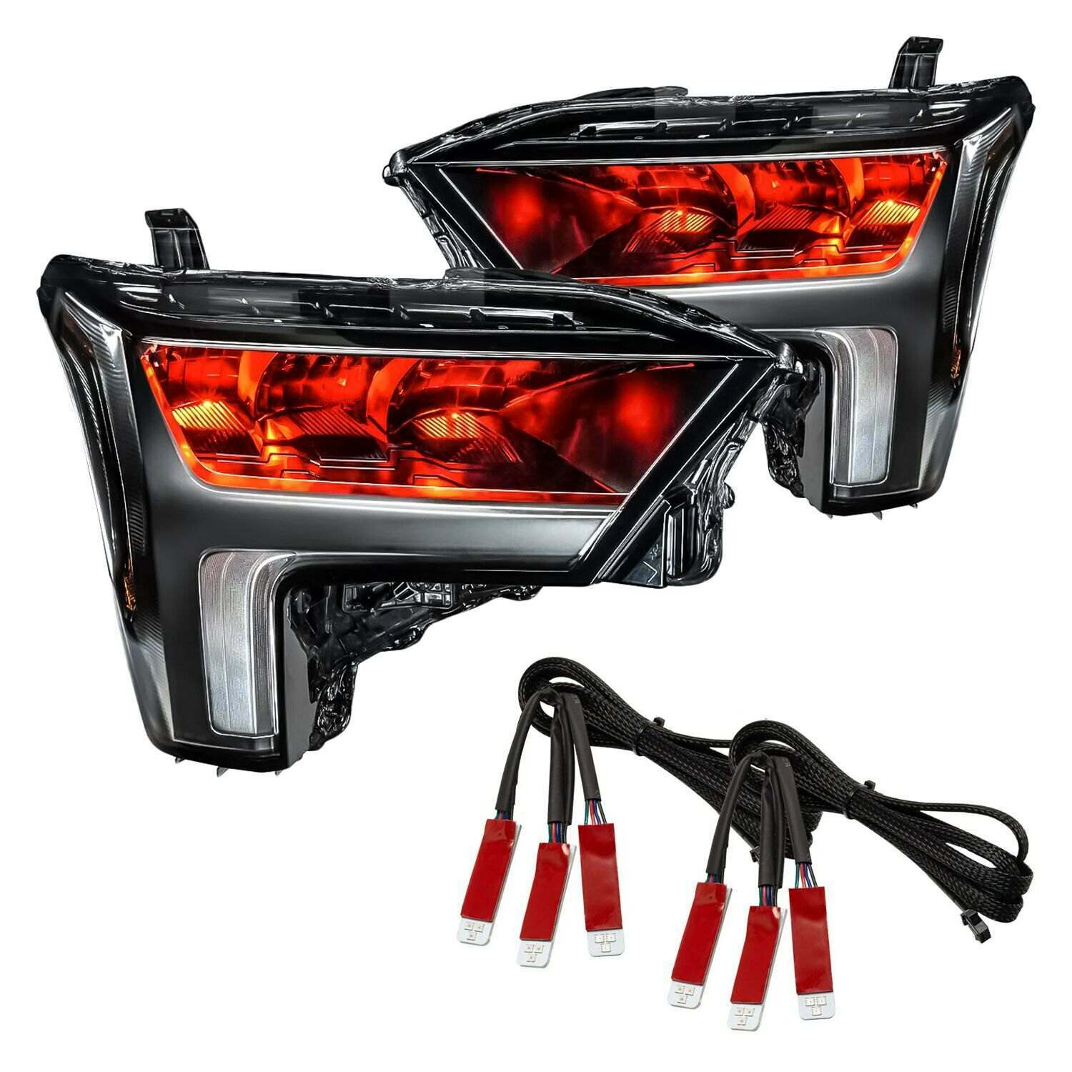 Oracle Lighting Oracle 2022+ Toyota Tundra Colorshift(Tm) Rgb Demon Eye Headlight Upgrade Kit (2022-2023 Tundra Limited, Tundra SR, Tundra SR5) - 1474-334