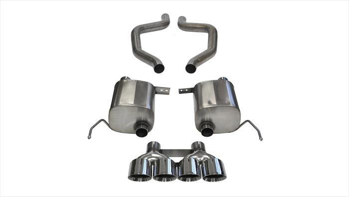 Corsa 14766 2.75" Dual Rear Exit Xtreme Axleback Exhaust System with Quad 4.5" Polished Tips (2014-2019 C7 Corvette / C7 Z06 / ZR1)