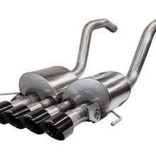 Corsa 14777BLK 2.75" Dual Rear Exit Active Valve Axle-Back Exhaust System with Quad 4.5" Black Tips -Sport to Xtreme Sound Level (2014-2019 C7 Corvette Z06 / ZR1 / Grand Sport Manual)