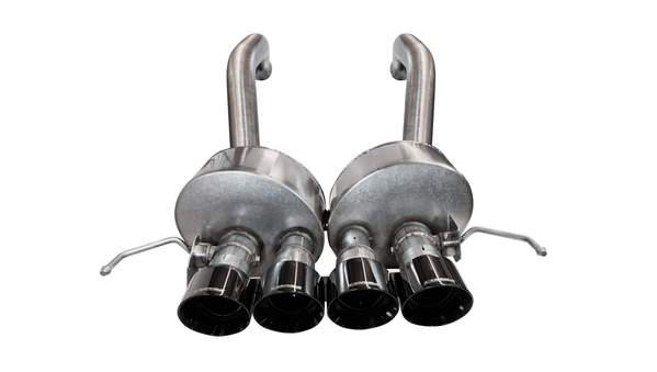 Corsa 14777BLK 2.75" Dual Rear Exit Active Valve Axle-Back Exhaust System with Quad 4.5" Black Tips -Sport to Xtreme Sound Level (2014-2019 C7 Corvette Z06 / ZR1 / Grand Sport Manual)
