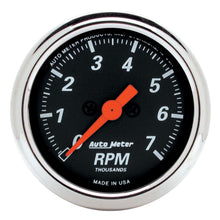 Auto Meter 2-1/16" IN-DASH TACHOMETER, 0-7,000 RPM, DESIGNER BLACK - 1477