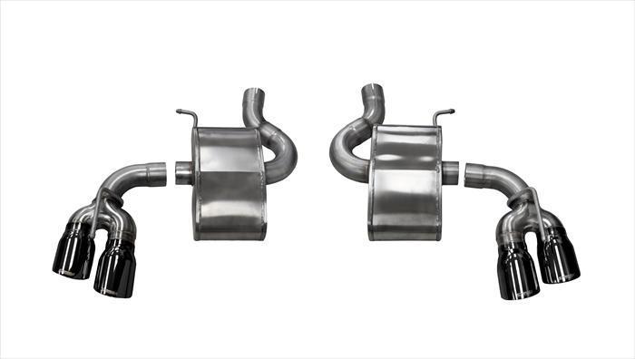 Corsa 14786BLK 2.75" Dual Rear Exit Sport Axleback Exhaust System with Quad 4" Black Tips (2016-2019 Camaro ZL1 / SS)