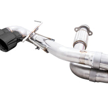 AWE Track Edition Exhaust - Quad Diamond Black Tips (2020-2024 Corvette C8) - 3020-43086