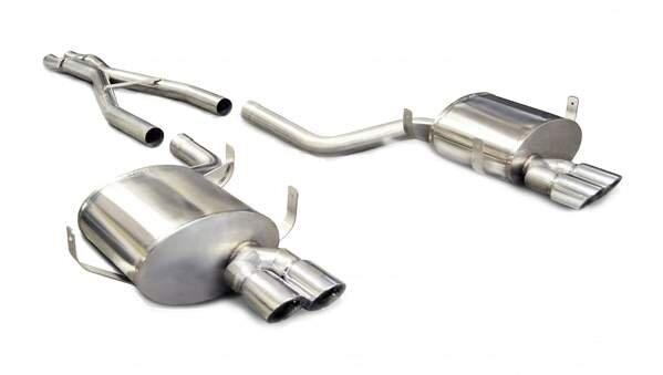Corsa 14931 2.5" Dual Rear Exit Sport Catback Exhaust System with 3" Polished Tips (1998-2003 BMW M5 4.9L E39)